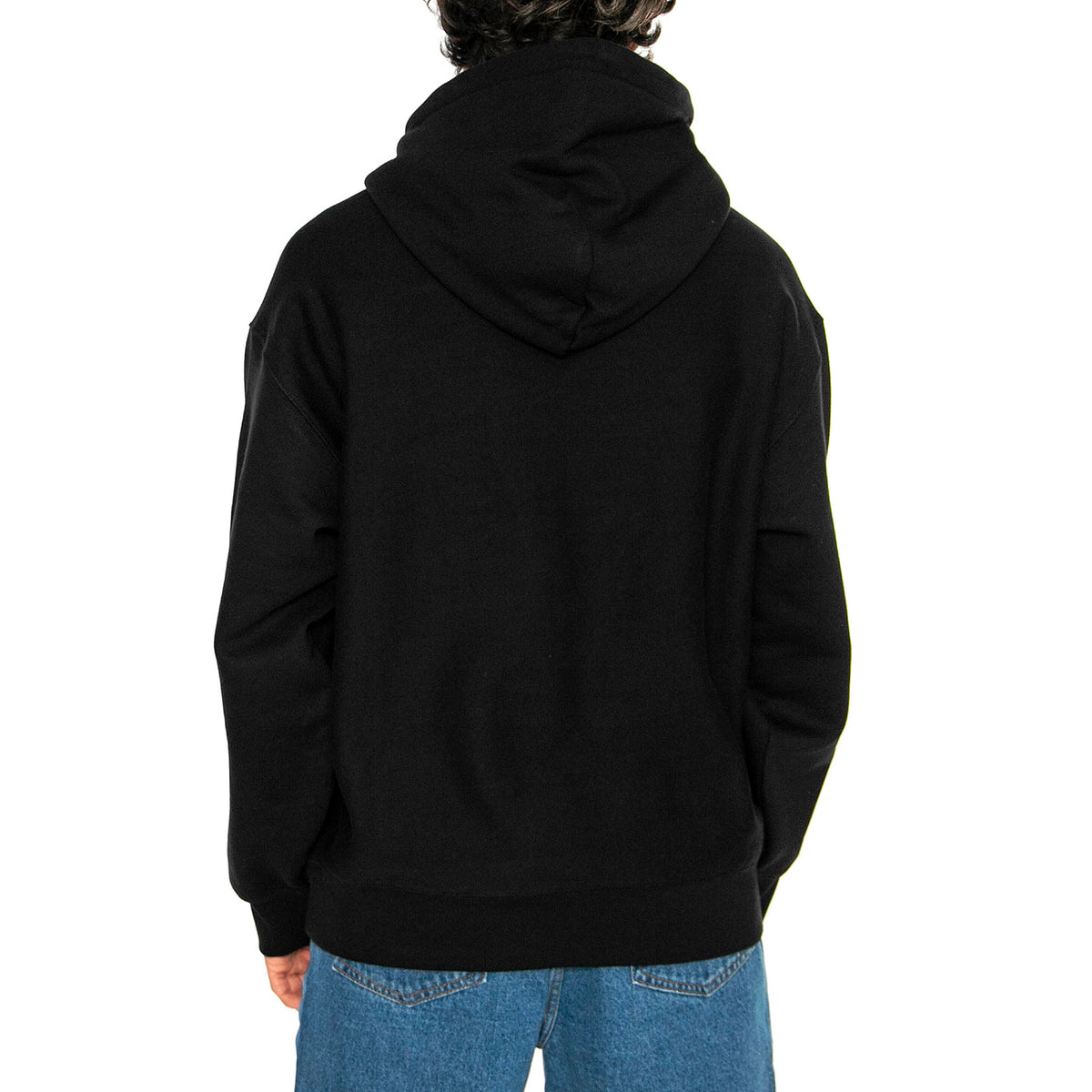 Hooded Label Script Sweat Black - Felpa con Cappuccio Uomo Nera I034430.89XX . CARHARTT WIP 
