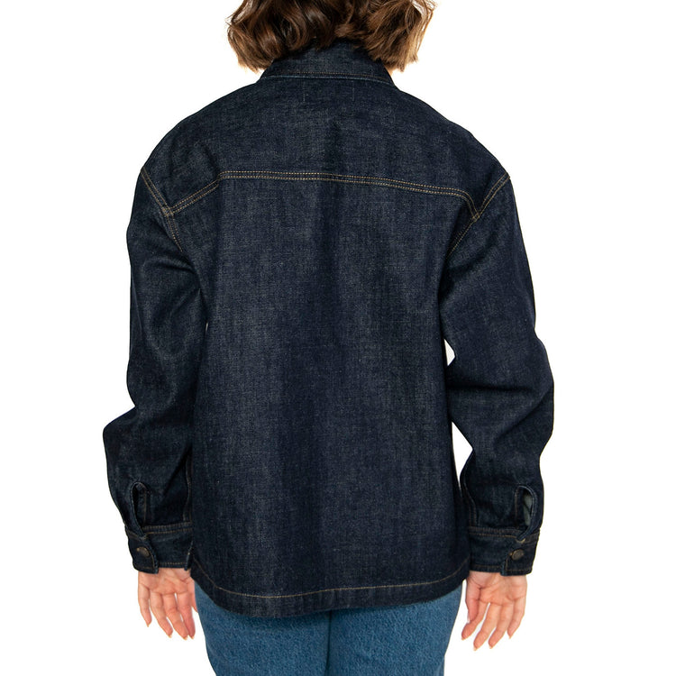 W' Lovilia Shirt Jac Blue - Camicia / Giacca Donna Denim Jeans Blu I034461.0102 . CARHARTT WIP 