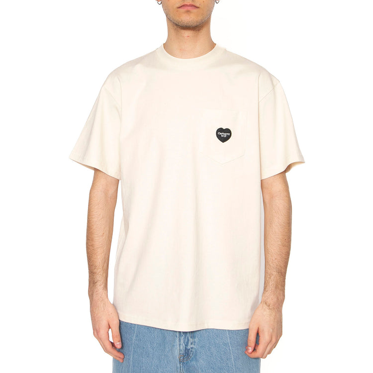S/S Ingo Pocket T-Shirt Undyed - Maglietta Girocollo Uomo Beige I034486.32MXX . CARHARTT WIP 
