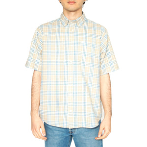 S/S Niven Shirt Niven Check, Wall / Wax - Camicia Maniche Corte Uomo Multicolore I034542.2UYXX . CARHARTT WIP 