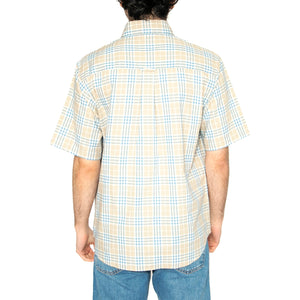 S/S Niven Shirt Niven Check, Wall / Wax - Camicia Maniche Corte Uomo Multicolore I034542.2UYXX . CARHARTT WIP 