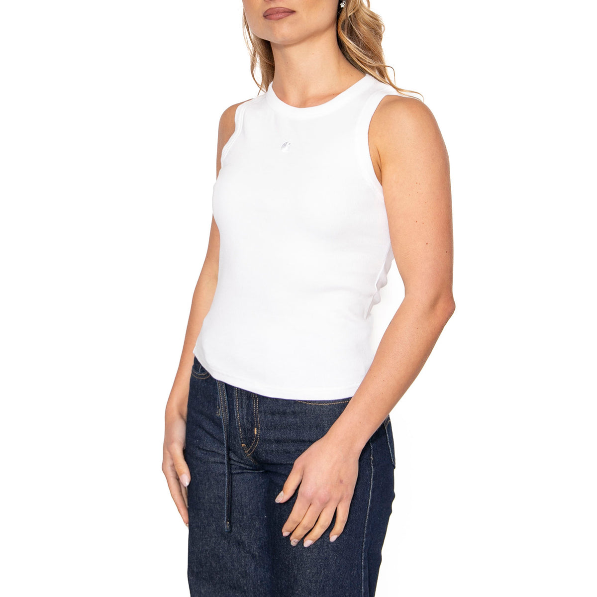 W' Philips A-Shirt White - Canotta Donna Bianca I034624.02XX . CARHARTT WIP 