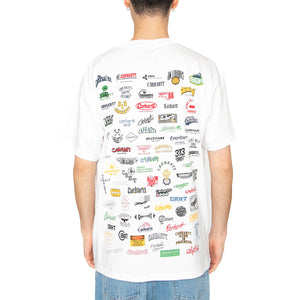 S/S Logo T-Shirt White - Maglietta Girocollo Uomo Bianca I034643.02XX . CARHARTT WIP 