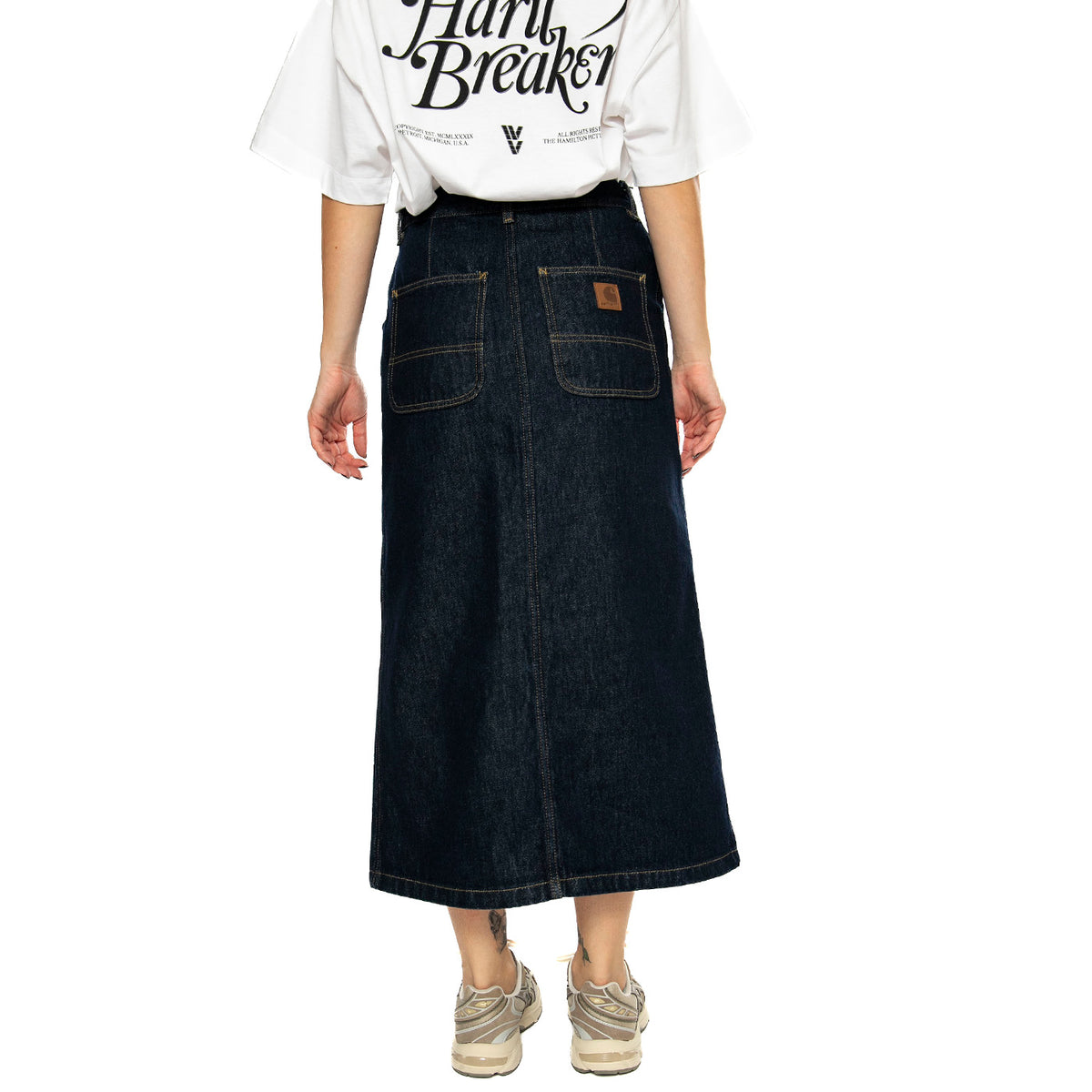 W' Marvin Skirt Blue - Gonna Blu I034647.0102 . CARHARTT WIP 
