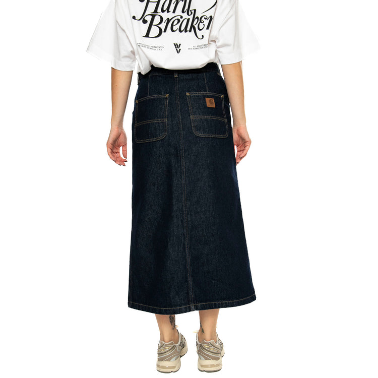 W' Marvin Skirt Blue - Gonna Blu I034647.0102 . CARHARTT WIP 