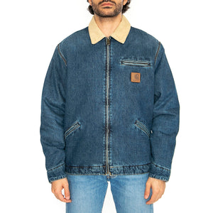 OG Detroit Jacket Blue / Dusty H Brown - Giacca Denim Jeans Uomo Blu I034734.2XN4Q . CARHARTT WIP 