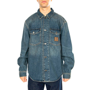 Lincoln Shirt Jac Blue - Camicia Denim Jeans Uomo Blu I034735.014Q . CARHARTT WIP 