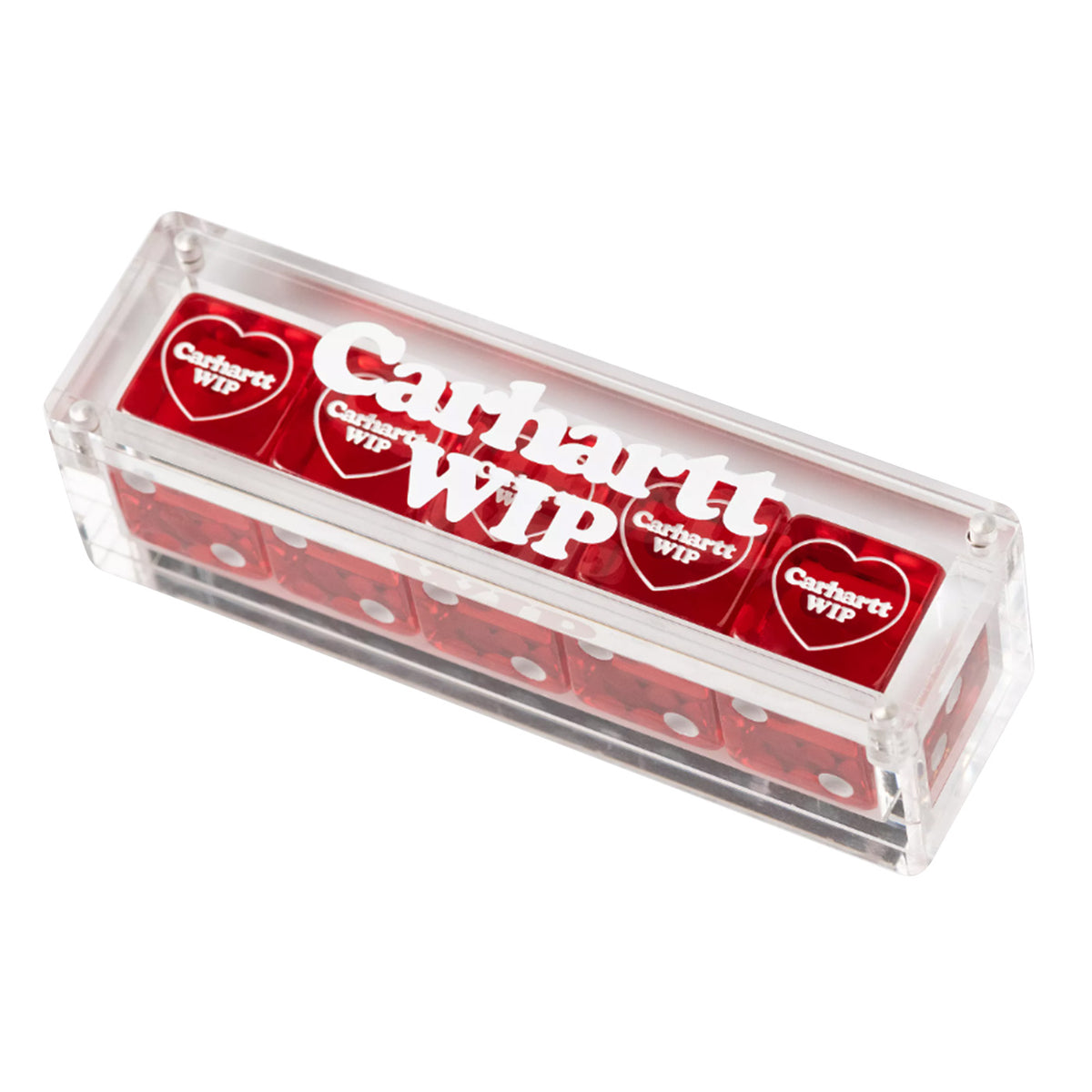 Heart Dice Set Scarlet - Set di Dadi Rossi I034755.H8XX . CARHARTT WIP 