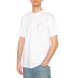 S/S Java T-Shirt White - Maglietta Girocollo Uomo Bianca I034764.02XX . CARHARTT WIP 