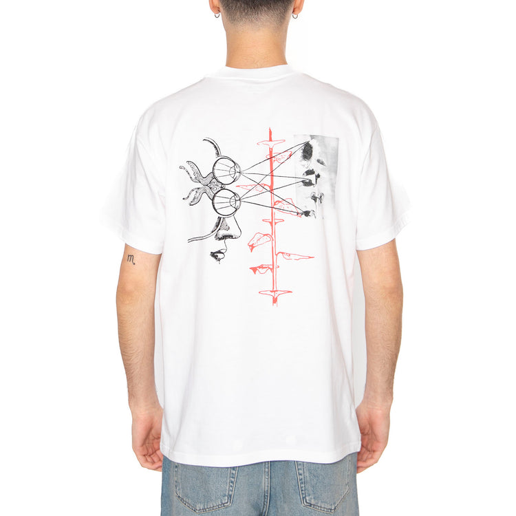 S/S Senses T-Shirt White - Maglietta Girocollo Uomo Bianca I034771.02XX . CARHARTT WIP 