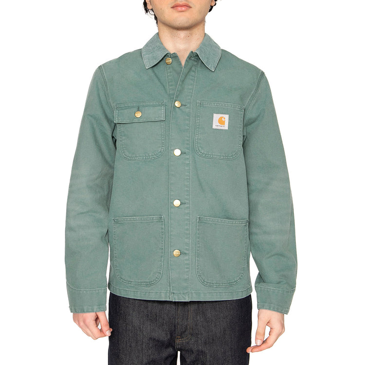Michigan Coat Silver Pine / Silver Pine - Giacca Uomo Verde I034787.2R84O . CARHARTT WIP 