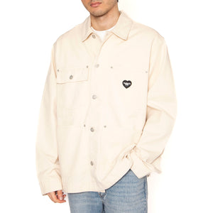 Drewe Chore Coat Natural - Giacca Uomo Bianca I034823.0502 . CARHARTT WIP 
