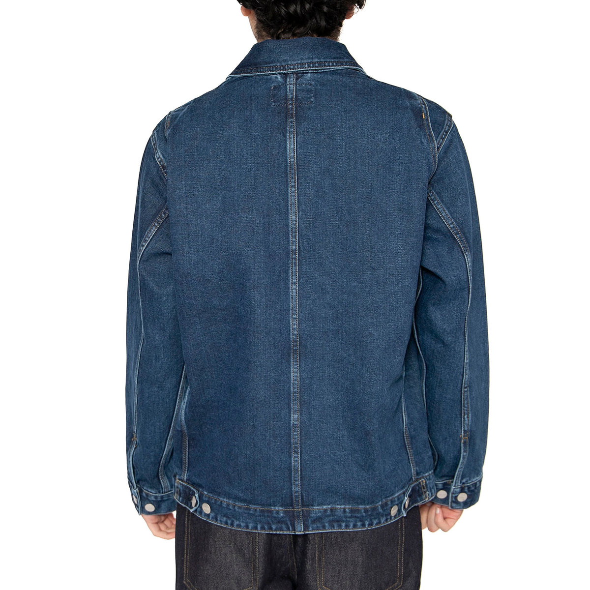 OG Double Front Jacket Blue - Giacca Denim Jeans Uomo Blu I034866.0106 . CARHARTT WIP 