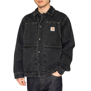 OG Double Front Jacket Black - Giacca Denim Jeans Uomo Nera I034866.8906 . CARHARTT WIP 