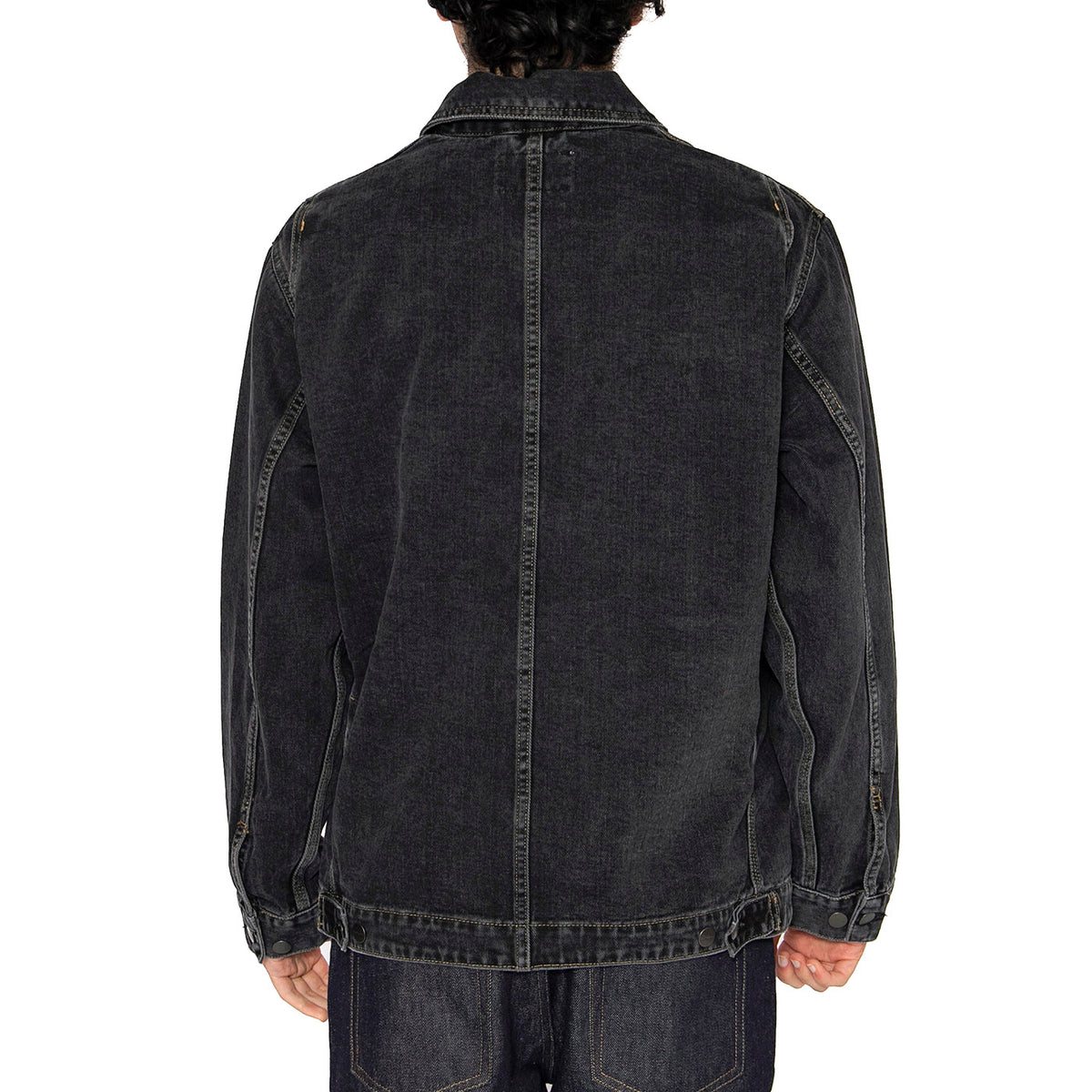 OG Double Front Jacket Black - Giacca Denim Jeans Uomo Nera I034866.8906 . CARHARTT WIP 