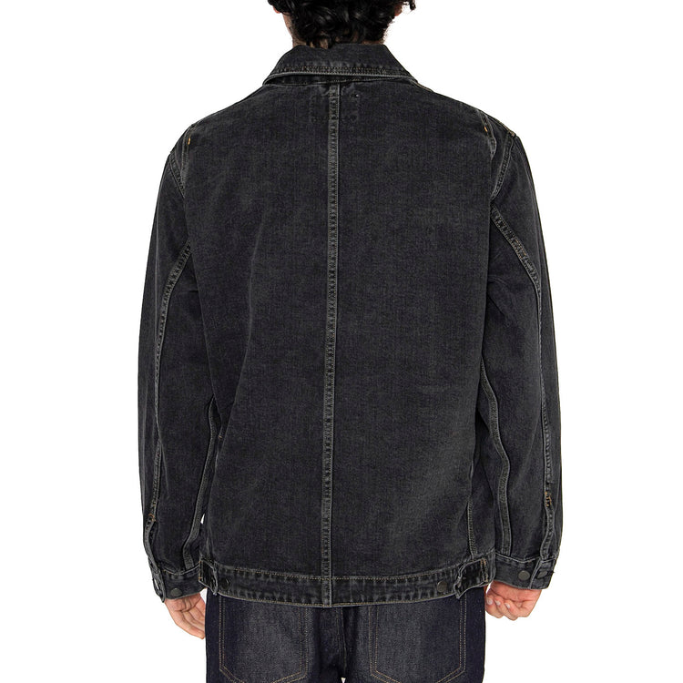 OG Double Front Jacket Black - Giacca Denim Jeans Uomo Nera I034866.8906 . CARHARTT WIP 