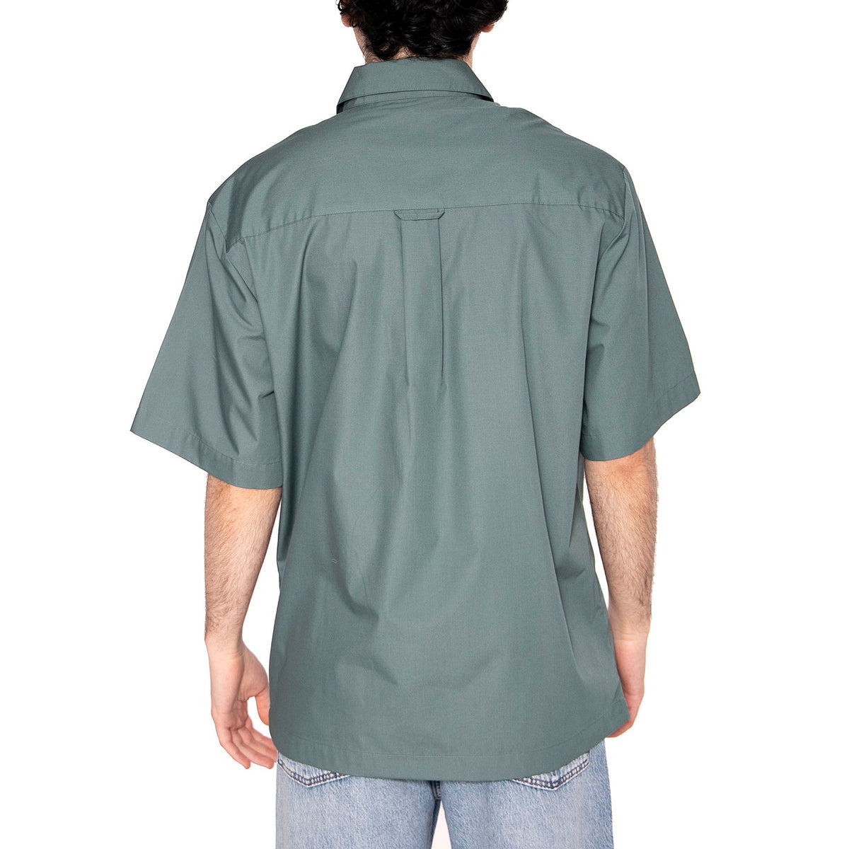 S/S Craft Shirt Silver Pine - Camicia Maniche Corte Uomo Verde I035232.2M2XX . CARHARTT WIP 