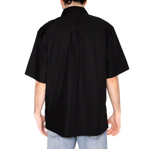 S/S Craft Shirt Black - Camicia Maniche Corte Uomo Nera I035232.89XX . CARHARTT WIP 