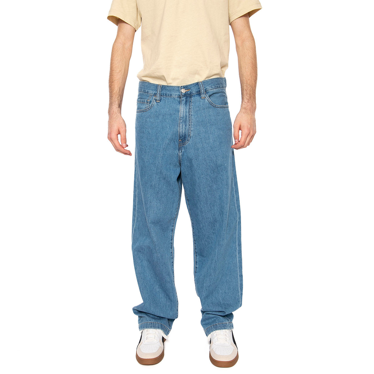 Lucas Pant Blue - Pantaloni Denim Jeans Uomo Blu I035245.0135 . CARHARTT WIP 