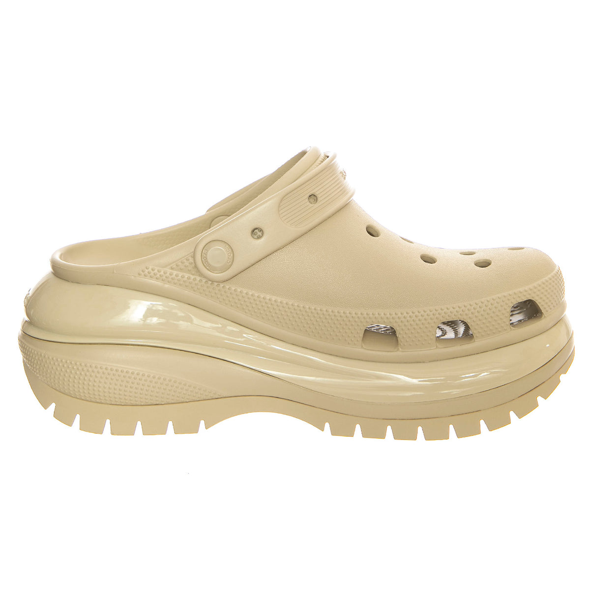 Classic Mega Crush Clog W-BONE - Sandali Donna Beige CR.207988-BONE . CROCS 