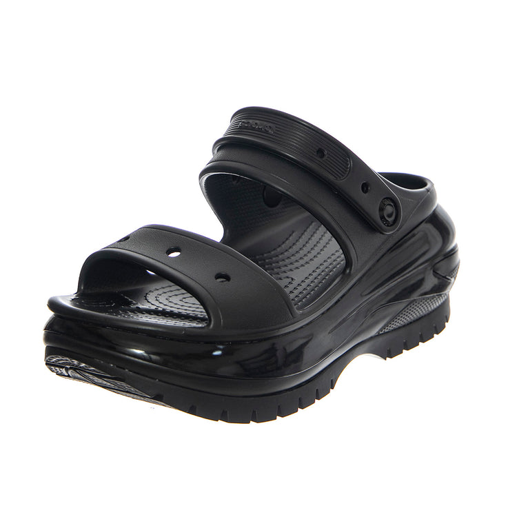 Classic Mega Crush Sandal W-BLK - Sandali Donna Neri CR.207989-BLK . CROCS 