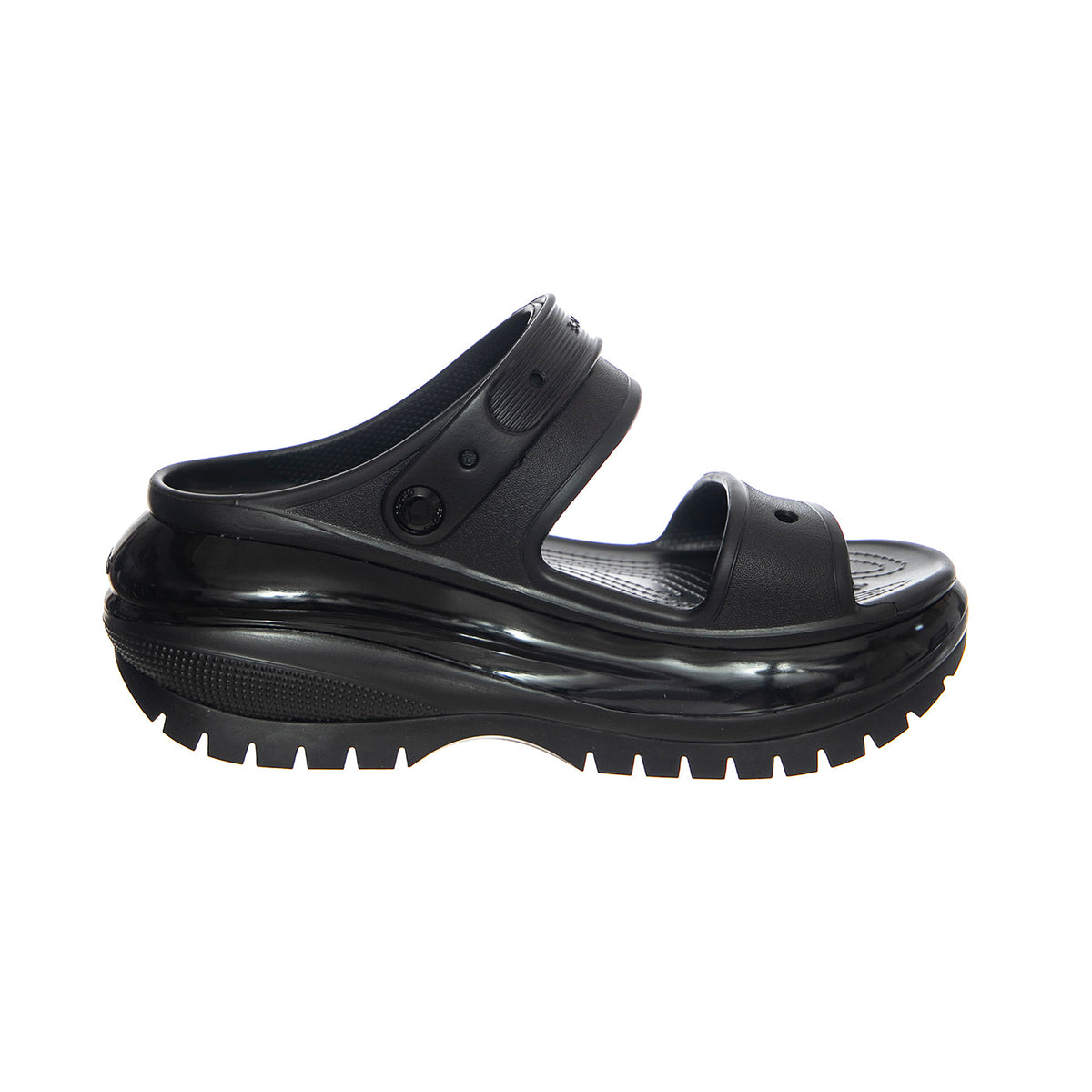 Classic Mega Crush Sandal W-BLK - Sandali Donna Neri CR.207989-BLK . CROCS 