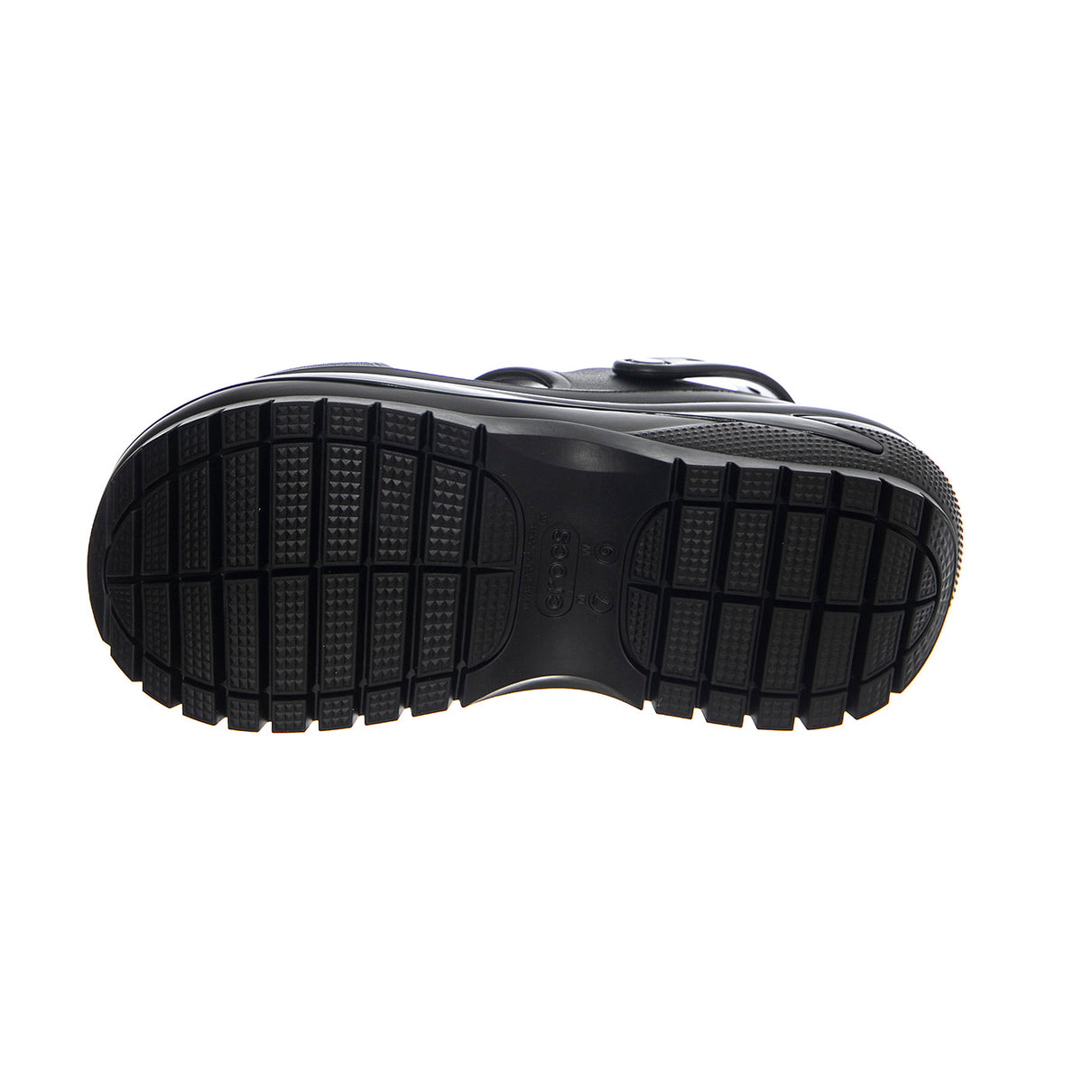 Classic Mega Crush Sandal W-BLK - Sandali Donna Neri CR.207989-BLK . CROCS 