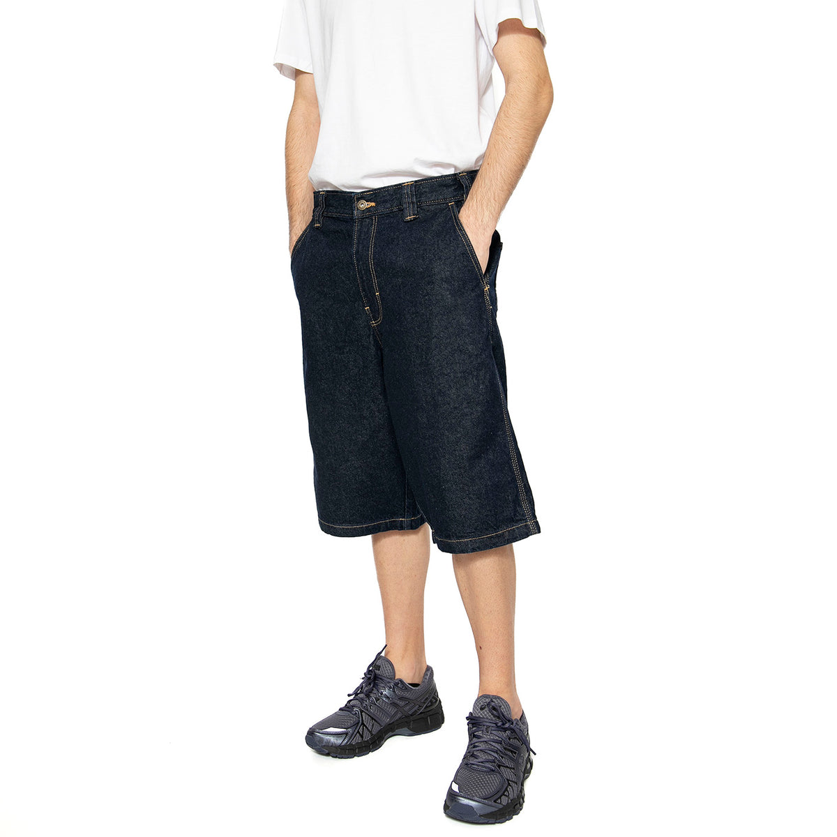 Medison Denim Short Rinsed Blue - Bermuda Denim Jeans Uomo Blu DK0A4YSYRIN1 . DICKIES 