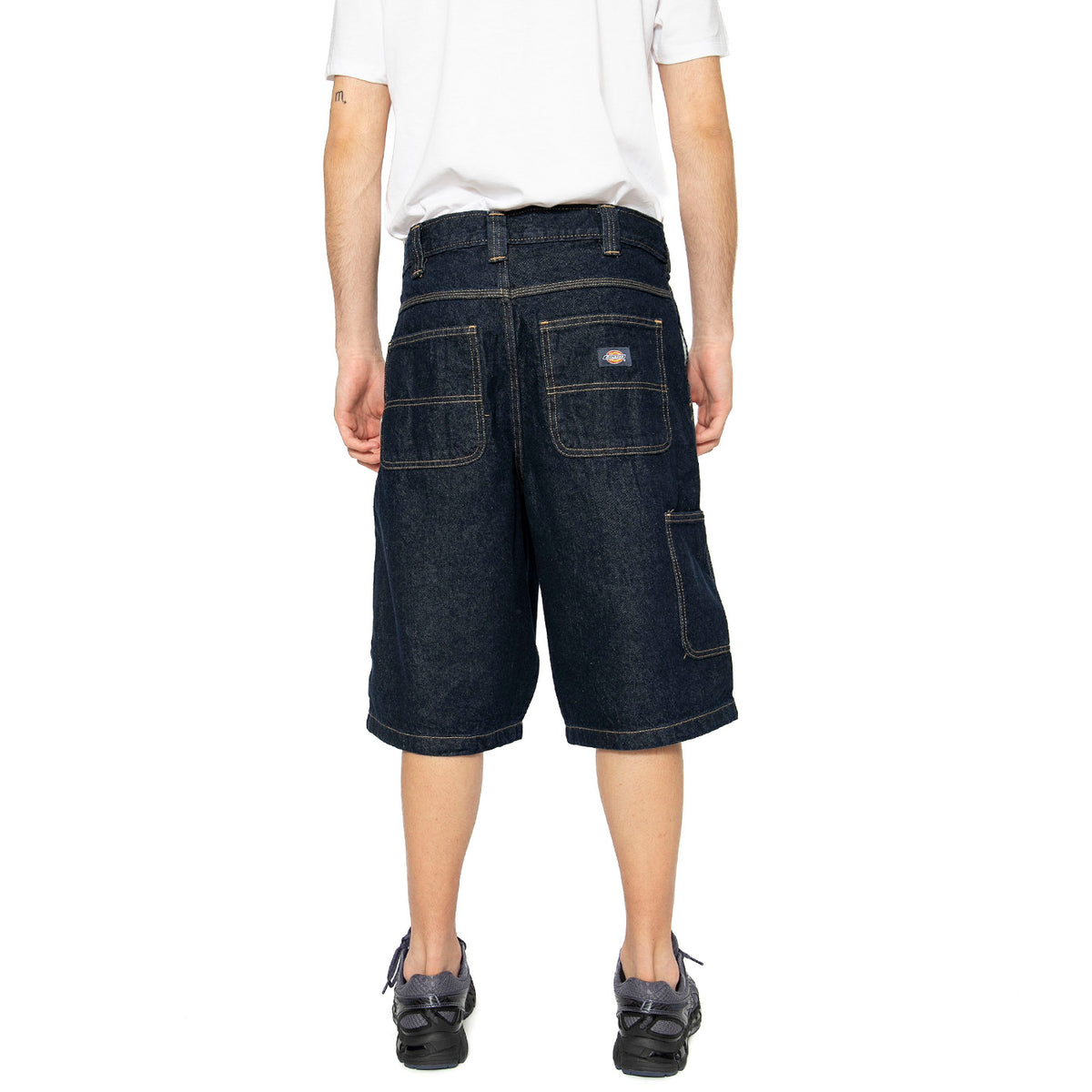 Medison Denim Short Rinsed Blue - Bermuda Denim Jeans Uomo Blu DK0A4YSYRIN1 . DICKIES 