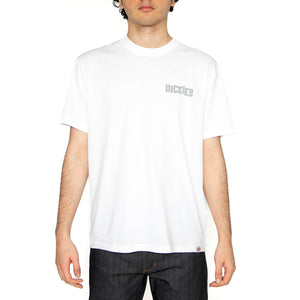 Bricklane SS Tee White - Maglietta Girocollo Uomo Bianca DK0A4Z8R0WH1 . DICKIES 