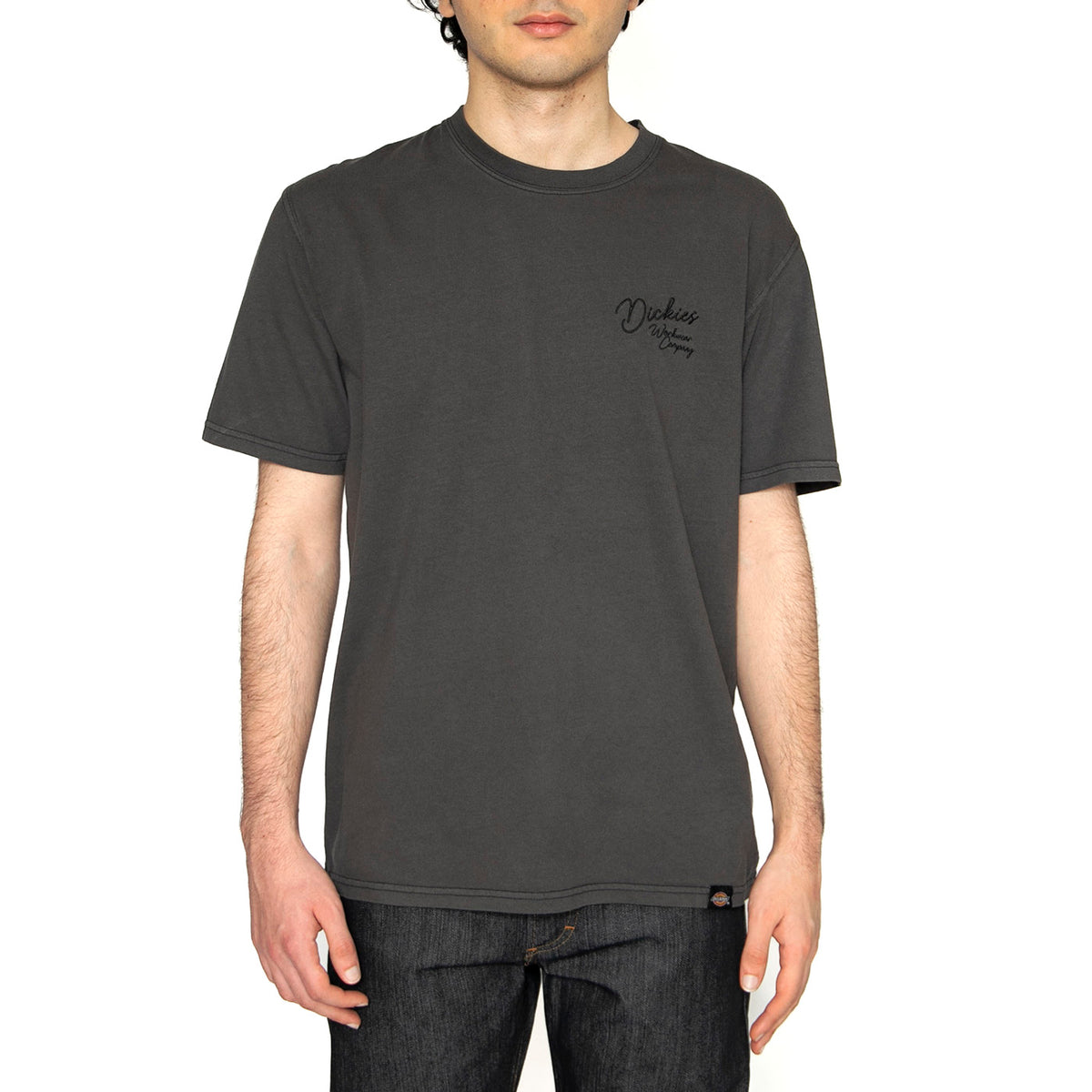 Dickies Rope Chest Logo SS Tee Black - Maglietta Girocollo Uomo Nera DK0A4Z8WBLK1 . DICKIES 