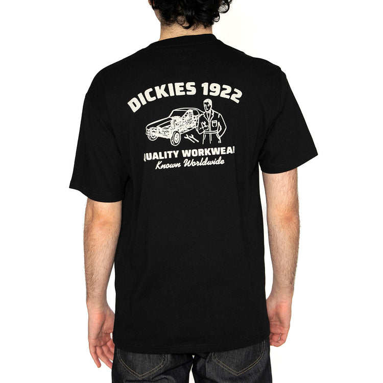 Mechanic SS Tee Black - Maglietta Girocollo Uomo Nera DK0A4Z96BLK1 . DICKIES 