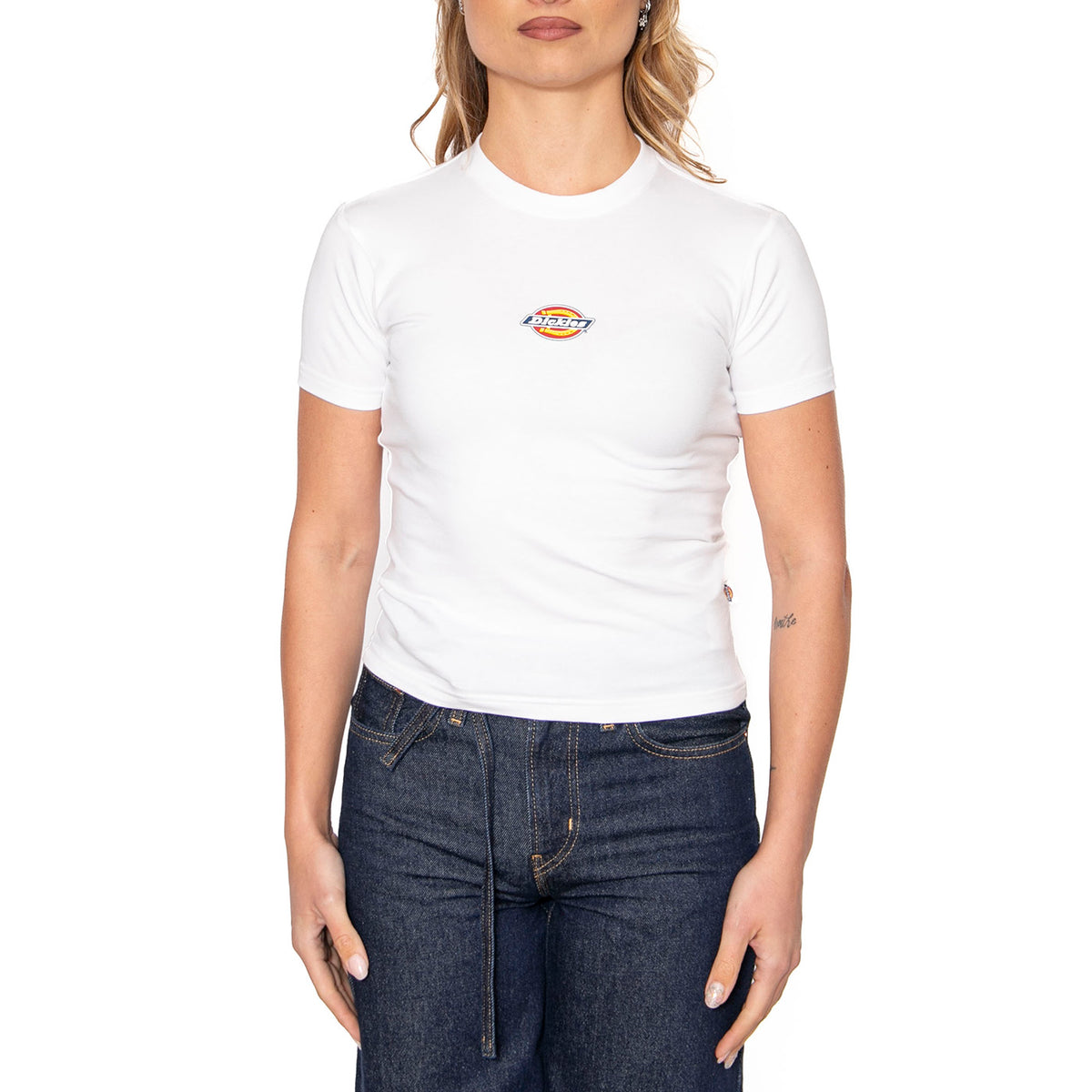 Maple Valley Reg Tee White  - Maglietta Girocollo Donna Bianca DK0A4ZAO0WH1 . DICKIES 