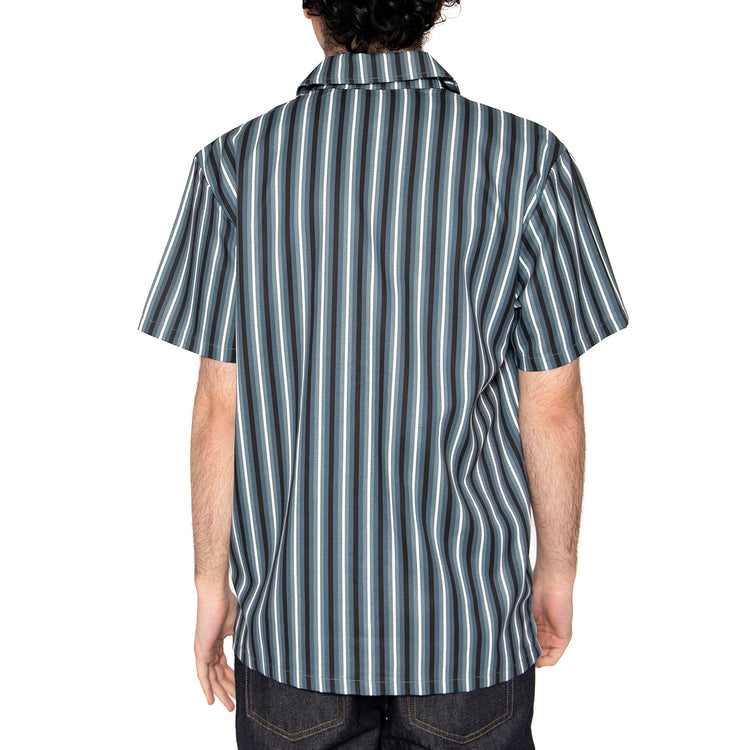 Multi Stripe Work Shirt SS Stormy Weather - Camicia Maniche Corte Uomo Multicolore DK0A87G3G701 . DICKIES 