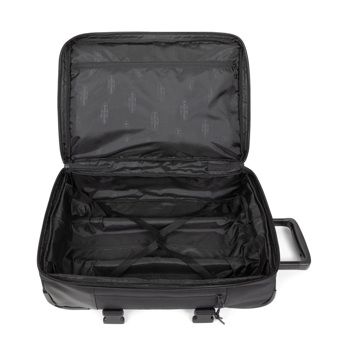 Icon Traveler'R S On Black - Valigia Trolley Nera EK0A5BKL4T61 . EASTPAK 