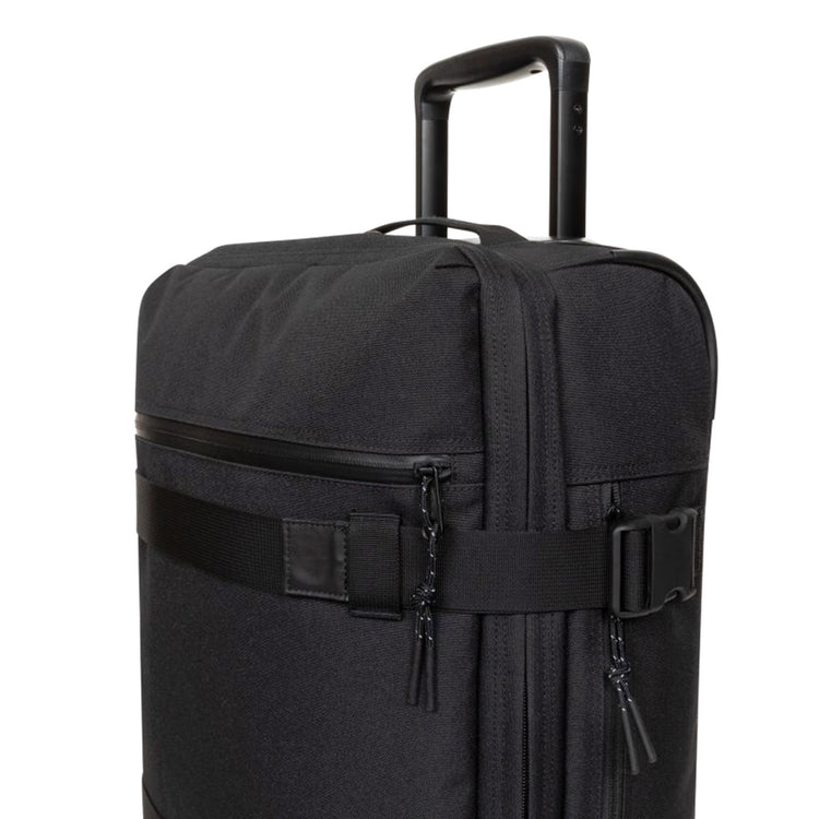 Icon Traveler'R S On Black - Valigia Trolley Nera EK0A5BKL4T61 . EASTPAK 