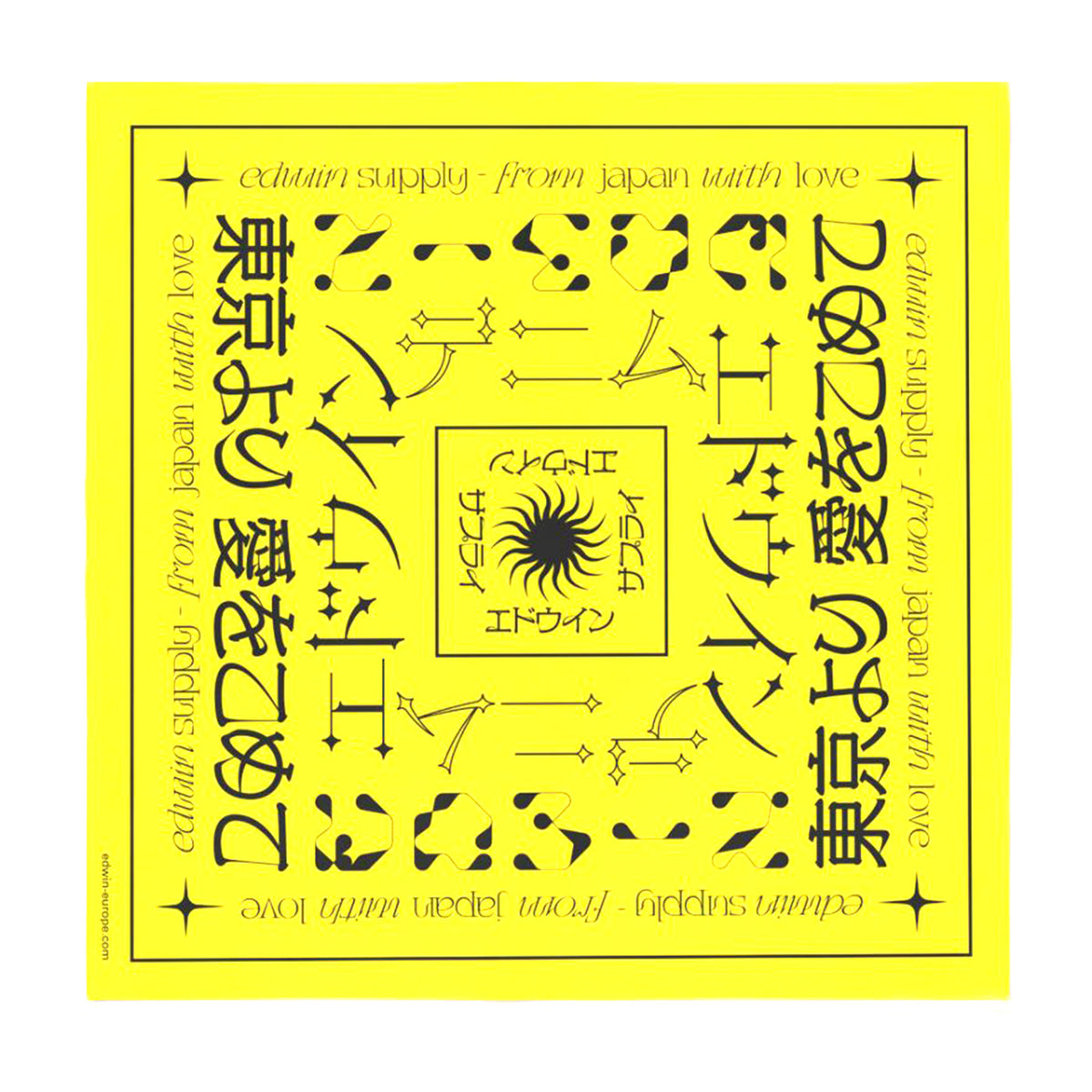 Edwin Bandana Yellow - Bandana Gialla I004443.30.72.-30.72 . EDWIN 