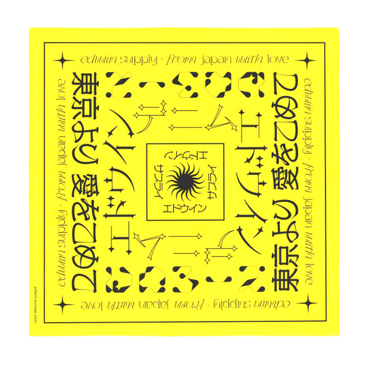 Edwin Bandana Yellow - Bandana Gialla I004443.30.72.-30.72 . EDWIN 