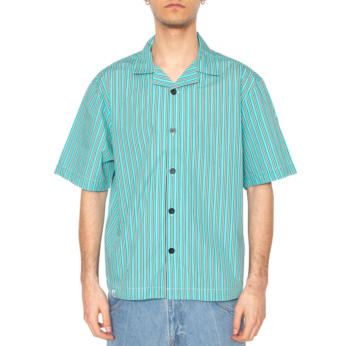 Edwin Saga Shirt SS - Camicia Maniche Corte Uomo Multicolore I034965.2LE.67 . EDWIN 