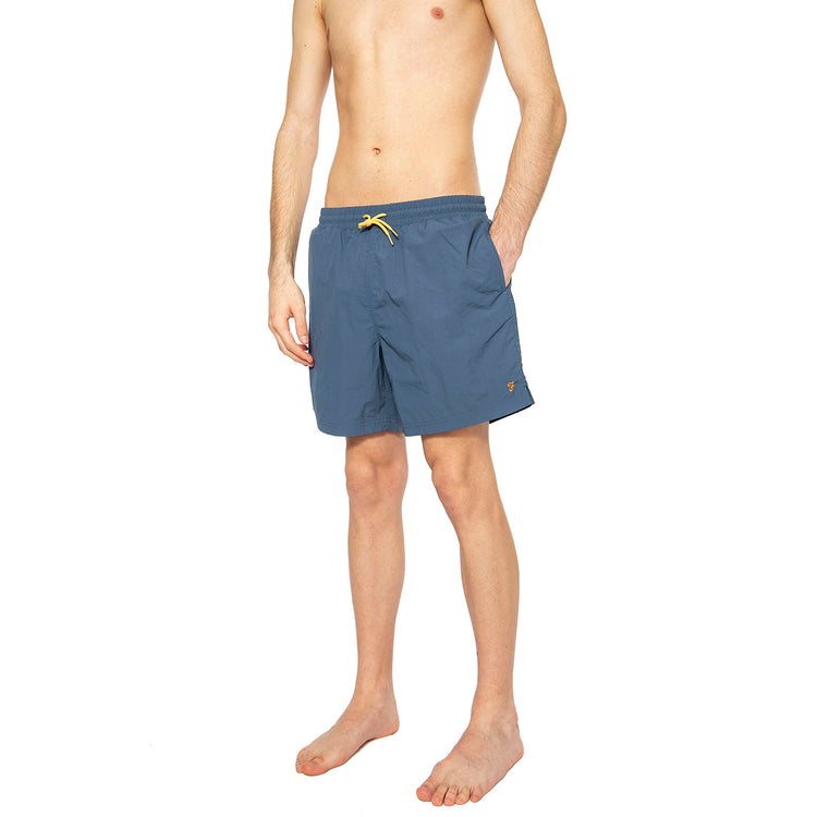 Colber Plain Swim Cold Metal - Costume da Bagno Uomo Blu F4SSE003436 . FARAH 
