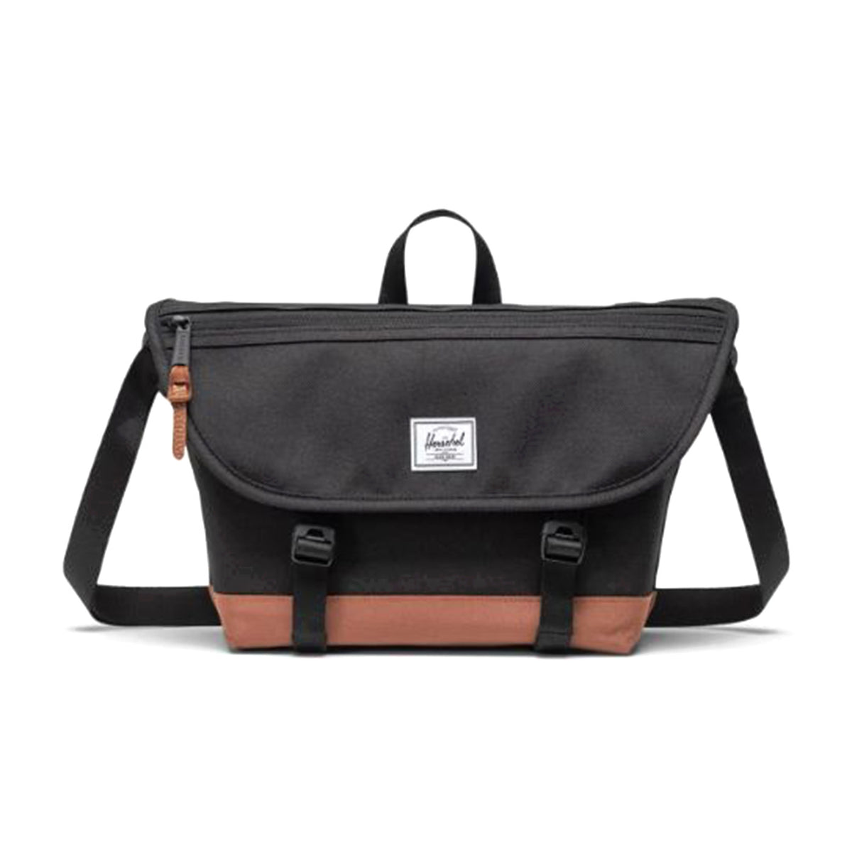 Cove Small Messenger Black / Saddle Brown - Borsa a Tracolla Nera 11528-04735-OS . HERSCHEL 