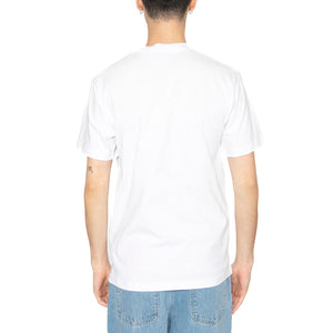 Huf Set Box Logo S/S Pocket Tee White - Maglietta Girocollo Uomo Bianca TS02419-WHITE . HUF 