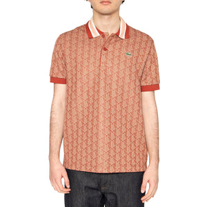 Maglietta M/C GTI Brown Polo Shirt - Polo Uomo Marrone DH1417-GTI . LACOSTE 