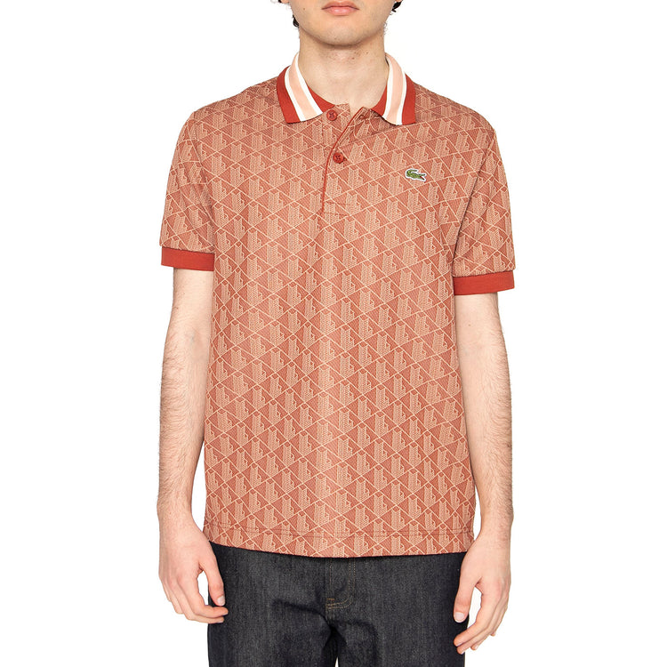 Maglietta M/C GTI Brown Polo Shirt - Polo Uomo Marrone DH1417-GTI . LACOSTE 