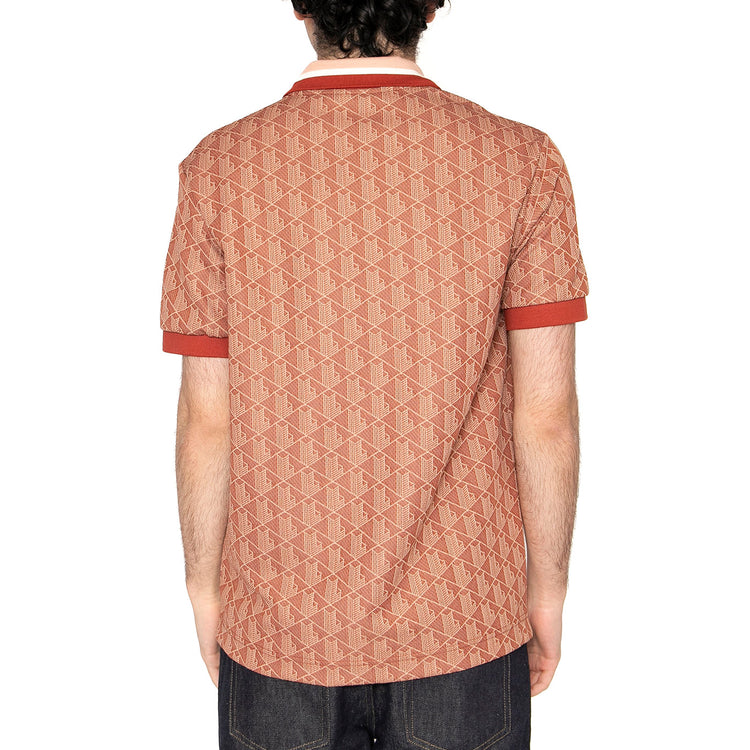 Maglietta M/C GTI Brown Polo Shirt - Polo Uomo Marrone DH1417-GTI . LACOSTE 