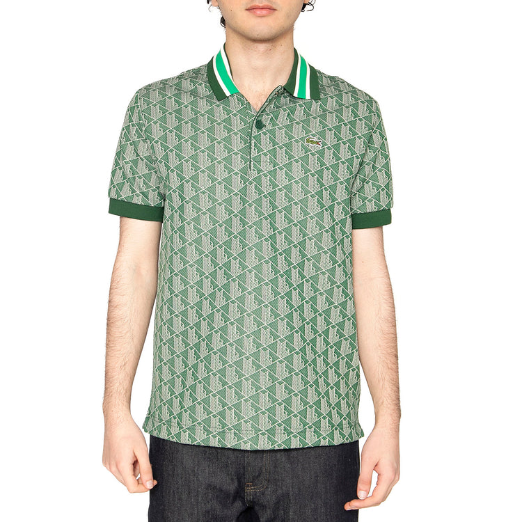 Maglietta M/C Hei Green Polo Shirt - Polo Uomo Verde DH1417-HEI . LACOSTE 