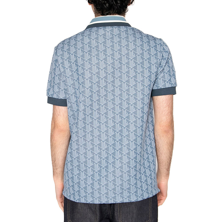 Maglietta M/C HGI Blu Polo Shirt - Polo Uomo Blu DH1417-HGI . LACOSTE 