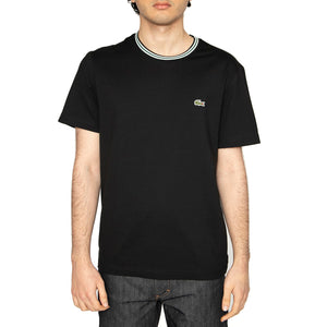 T-Shirt 031 Black - Maglietta Girocollo Uomo Nera TH9903-031 . LACOSTE 