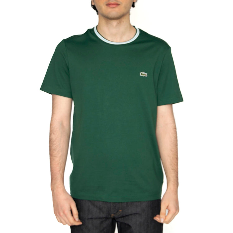T-Shirt 132 Green - Maglietta Girocollo Uomo Verde TH9903-132 . LACOSTE 