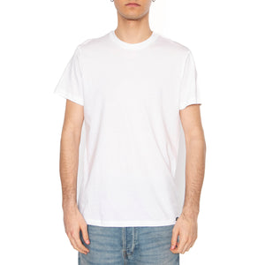 Twin Pack Crew White - Set da Due Magliette Girocollo Uomo Bianca e Nera 112117018 . LEE 